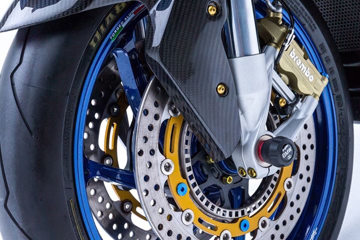 7 Spoke Wheel with Sprocket - Blue Cobalt