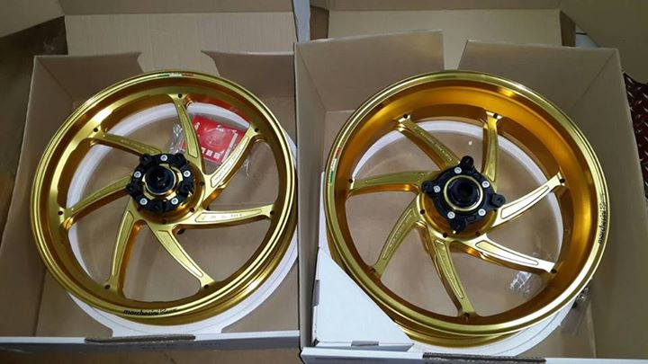 7 Spokes Wheel - Gold Anodize